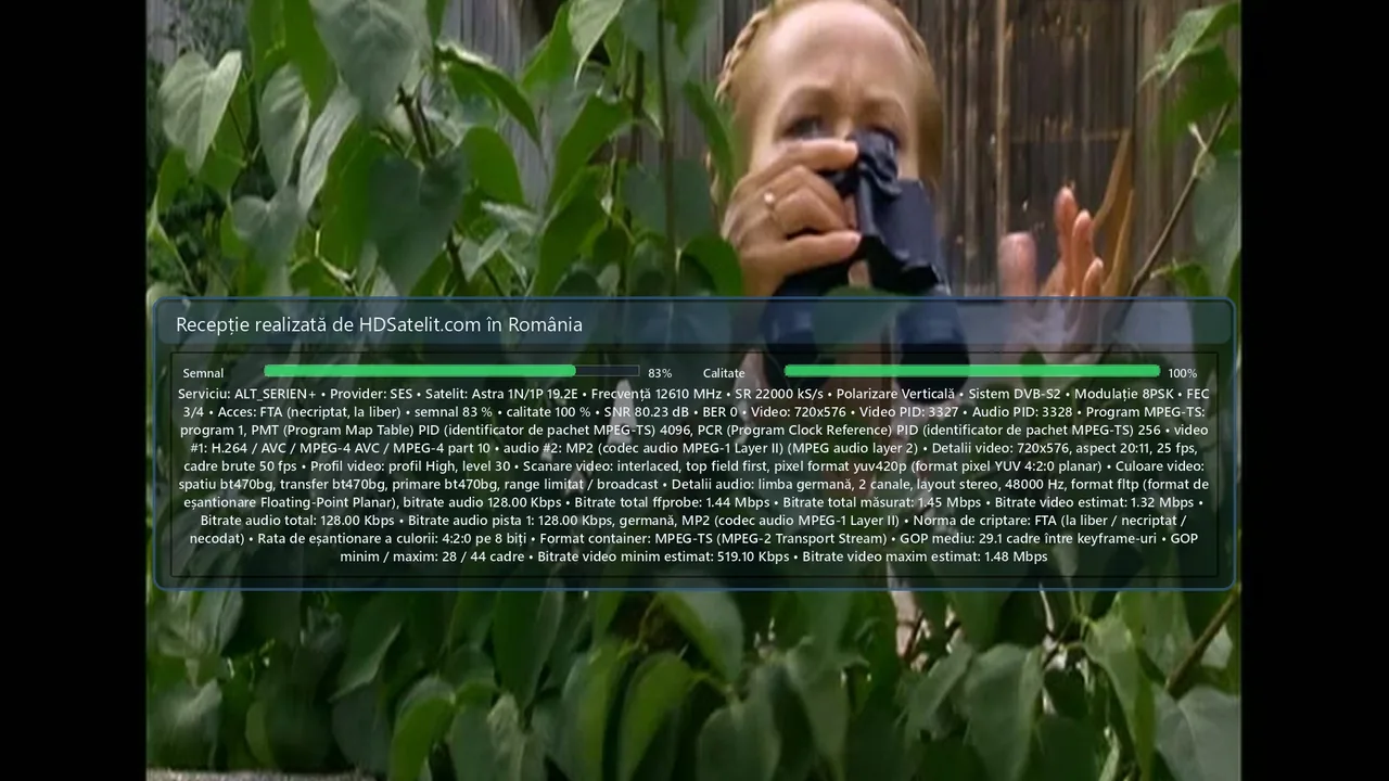 ALT_SERIEN+, canalul german de seriale, la liber prin Astra 1N/1P