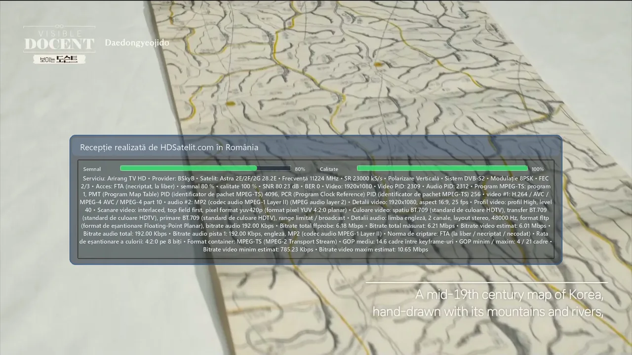 Arirang TV HD, canalul sud-coreean în engleză recepționat la liber prin Astra 2E/2F/2G