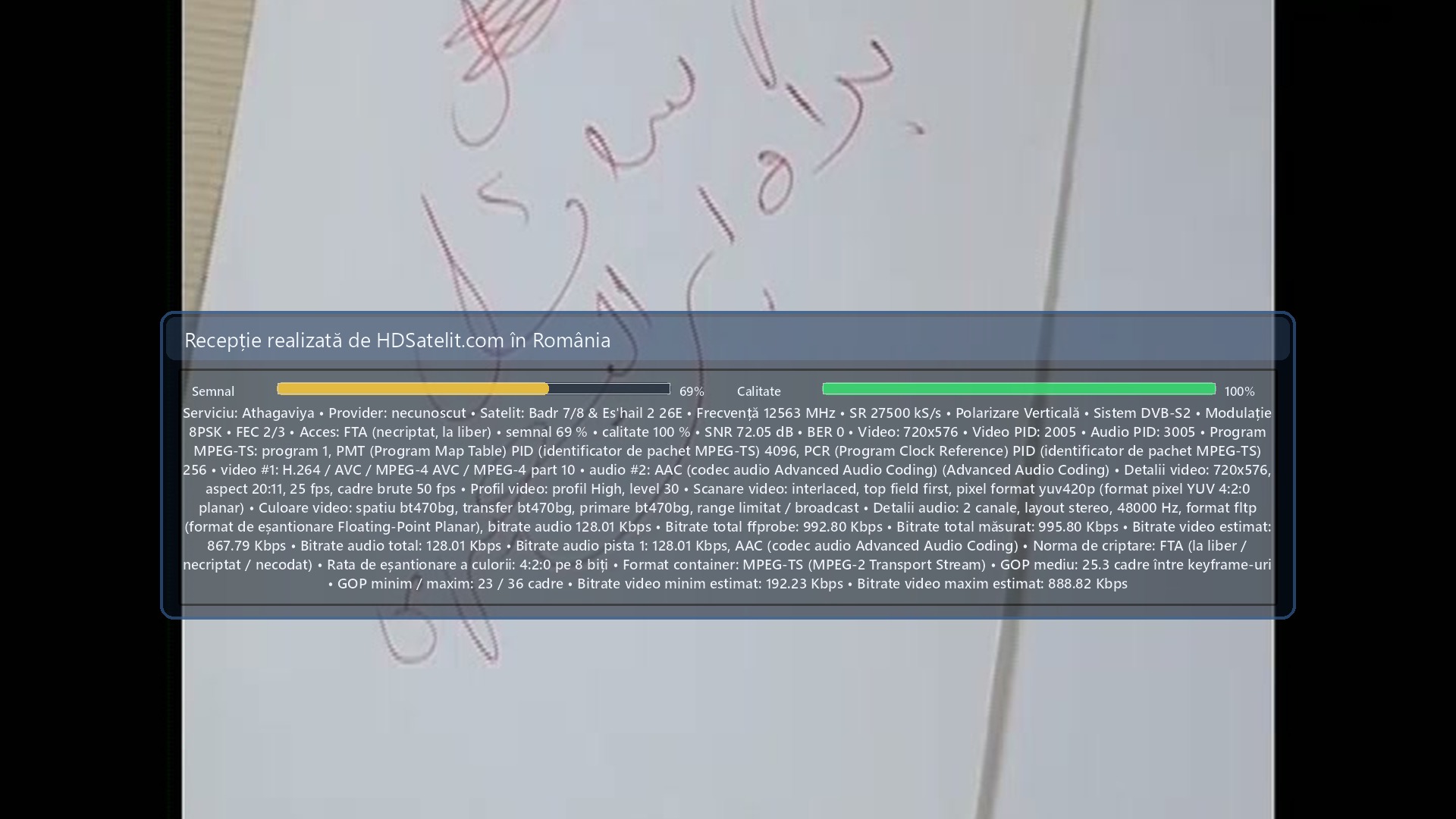 Aufnahme vom HD-Satelit-Receiver: Athagaviya (2)