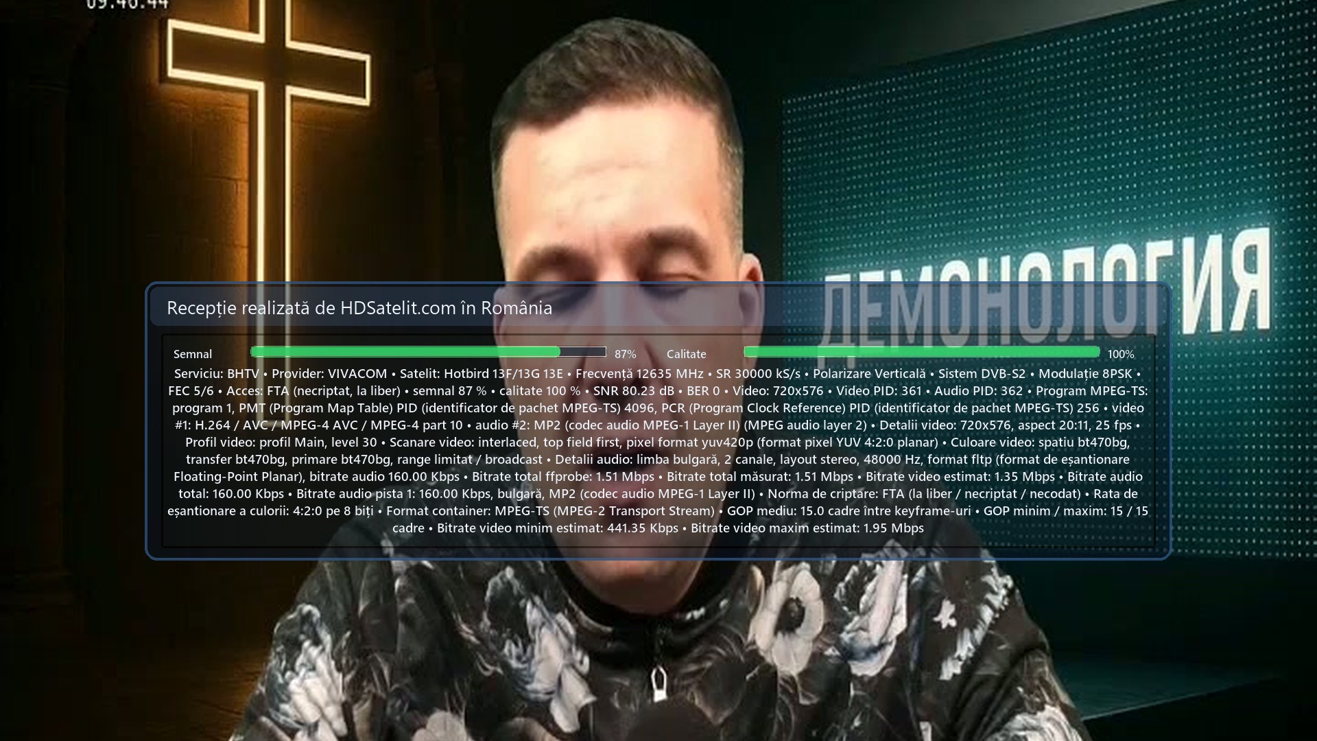 BHTV la liber prin Hotbird 13F/13G, verificat din România