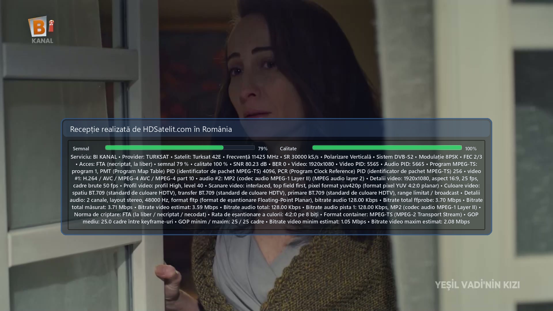Captura del receptor HD Satelit: BI KANAL (2)
