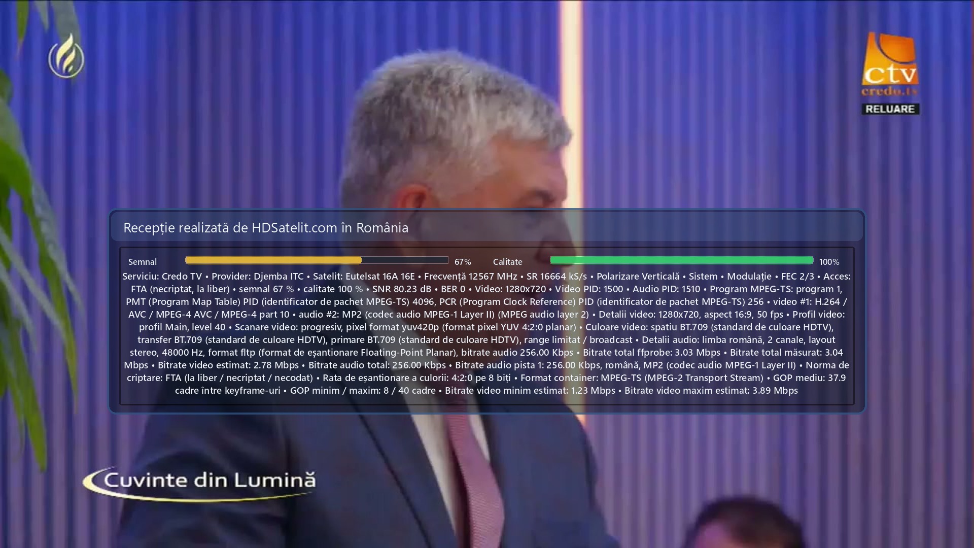 Aufnahme vom HD-Satelit-Receiver: Credo TV (1)